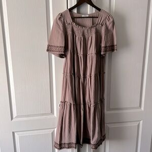 Women’s size large bohemian midi dress